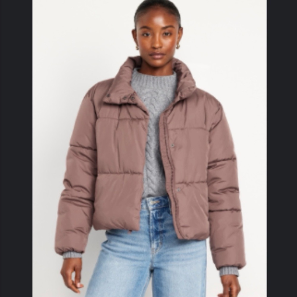 Brown Old Navy Puffer